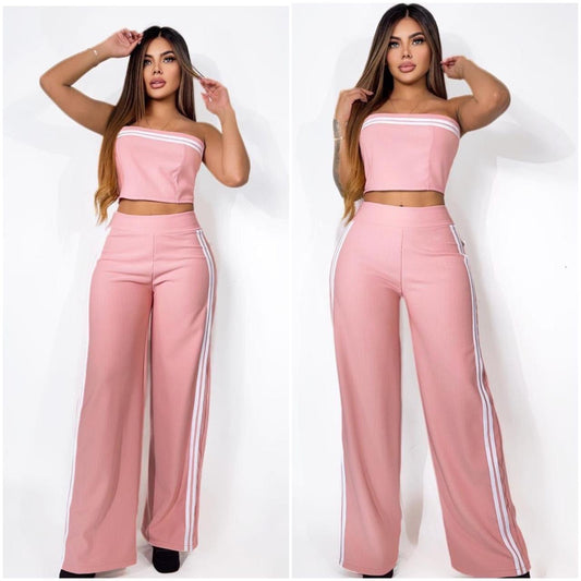 Conjunto Pantalón y Blusa Straple VENUS